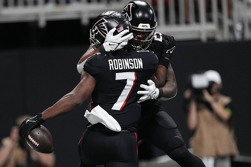 Falcons beat Panthers as rookie back Bijan Robinson, rebuilt defense excel