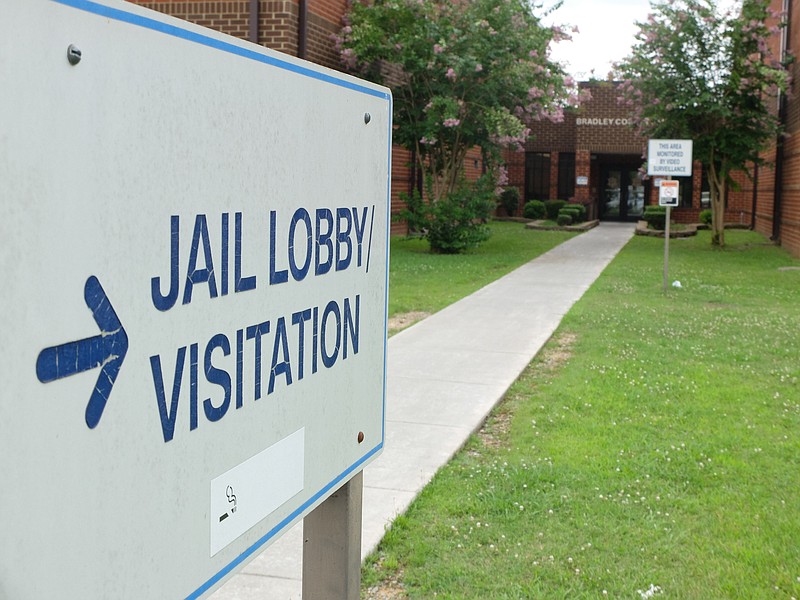 Staff Photo / The Bradley County Jail, on Blythe Avenue in Cleveland, Tenn., is shown here in June 2018.