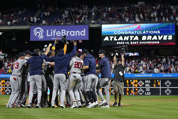 Braves win second straight NL East title, now they're hoping for