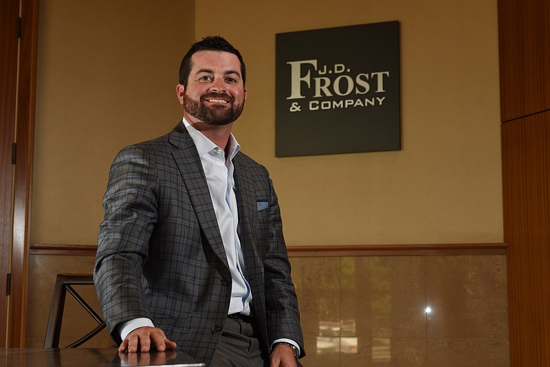 File photo/ Jonathan Frost is seen in 2018. His firm, which became Croft & Frost, abrubtly closed down Tuesday.