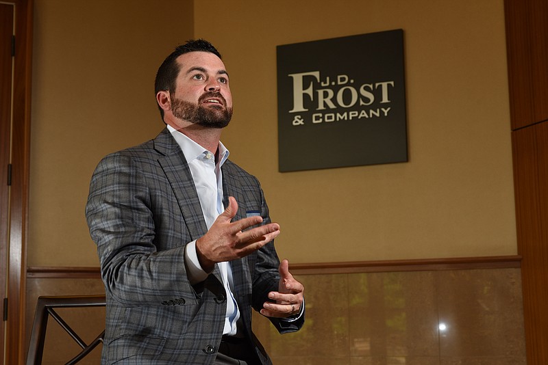 Staff photo/ Jonathan Frost is seen in 2018. His accounting firm, which became Croft & Frost, abruptly laid off its employees Tuesday.