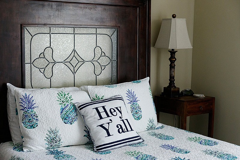 Staff File Photo / A pillow reads "Hey Y'all" in a home managed by short-term rental management company Chattanooga Vacation Rentals.