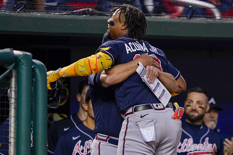 Homer-happy Ronald Acuna Jr. makes MLB history in Atlanta Braves
