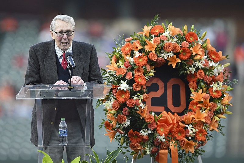 Baltimore Orioles Hall of Fame third baseman Brooks Robinson dies