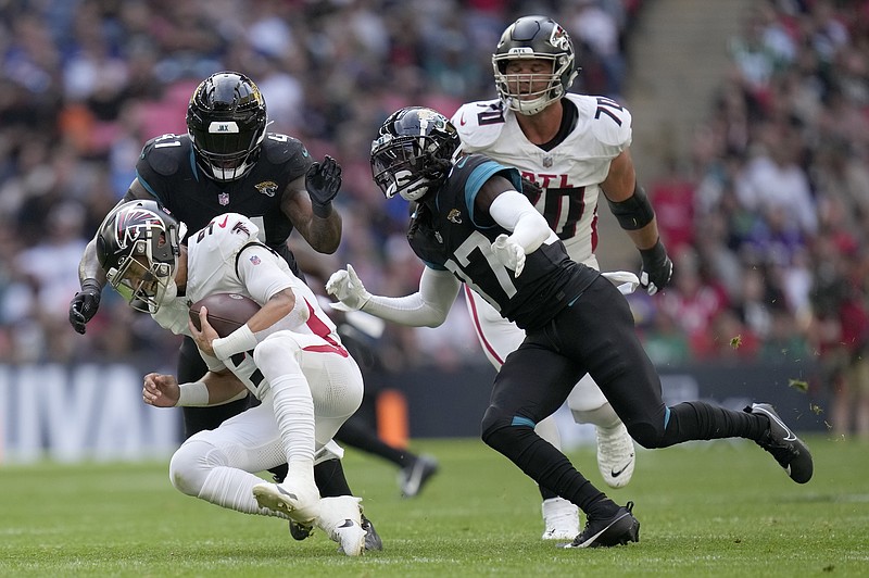 Turnovers hurt as Falcons lose to Jaguars in London