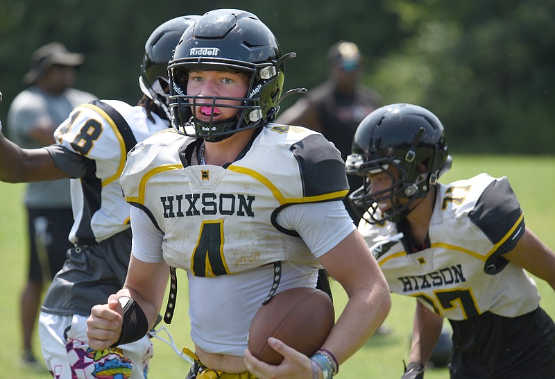 Staff photo by Matt Hamilton/ Hixson junior quarterback Chase Barnard, who has helped his team to five straight wins, earned Times Free Press player of the week honors for his performance last Friday.