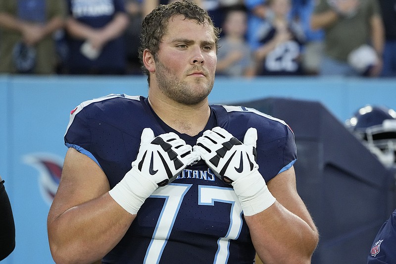 Titans OL Nicholas Petit-Frere Suspended for Six Games By the NFL for  Violating the League's Gambling Policy