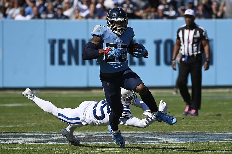 Derrick Henry Tennessee Titans v Jacksonville Jaguars 2020 Images