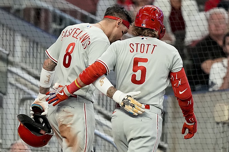 J.T. Realmuto batted in a Cardinals helmet as American League tops National  League in All Star Game