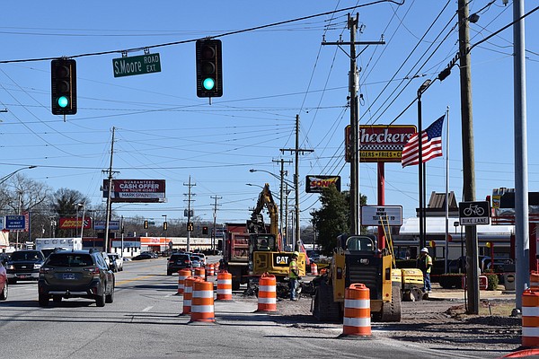 Part of Ringgold Road, South Moore Road intersection in East Ridge closing Monday for two weeks - Vimarsana News