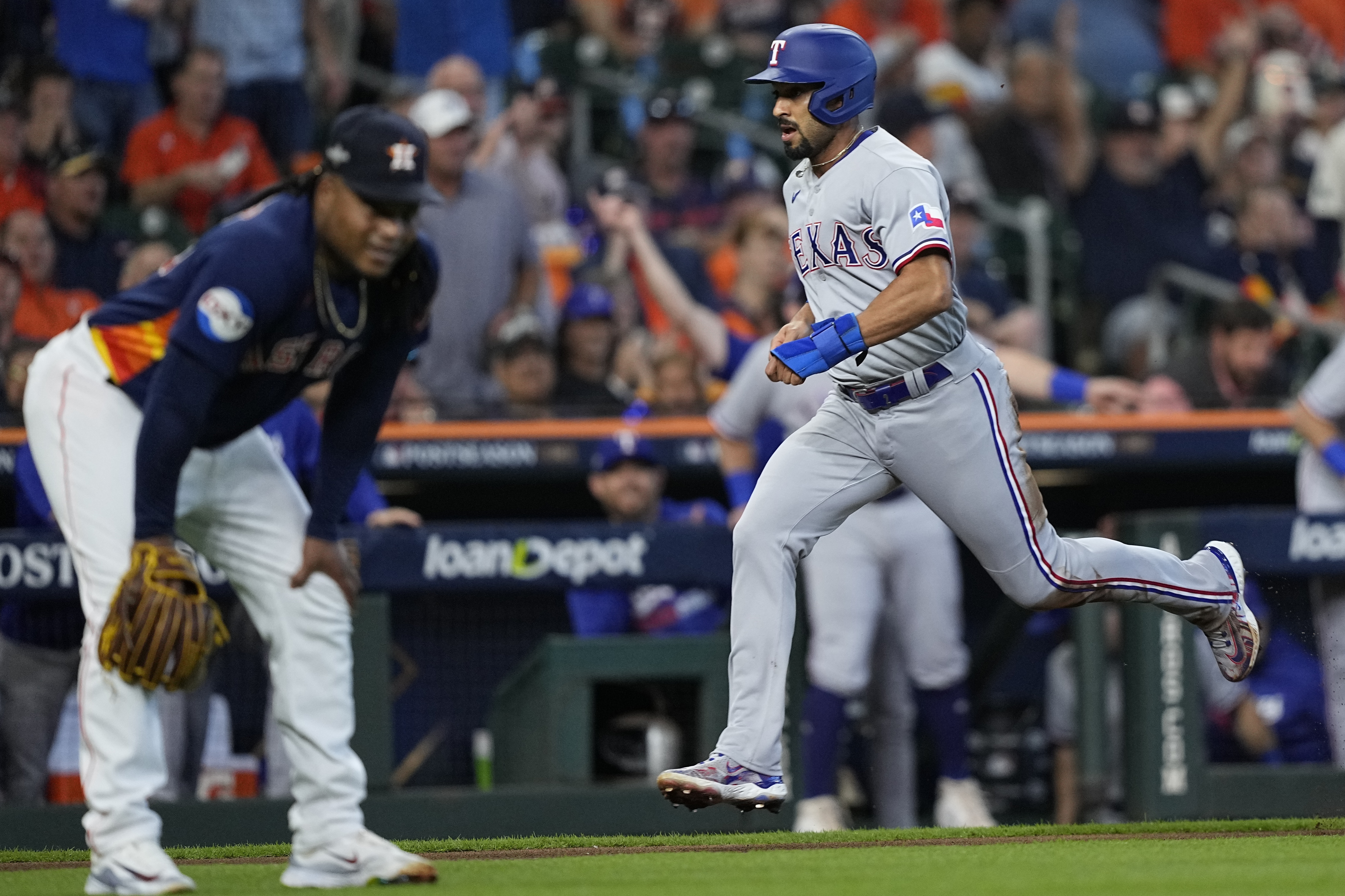 Framber Valdez helps Astros edge Rangers