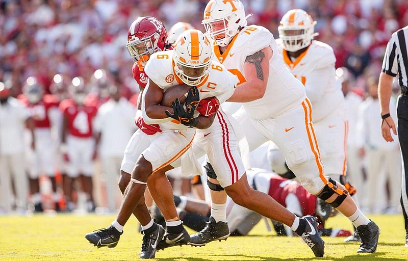Tennessee Athletics photo / Tennessee sophomore running back Dylan Sampson is eager to move on from last Saturday's "bad loss" at Alabama.