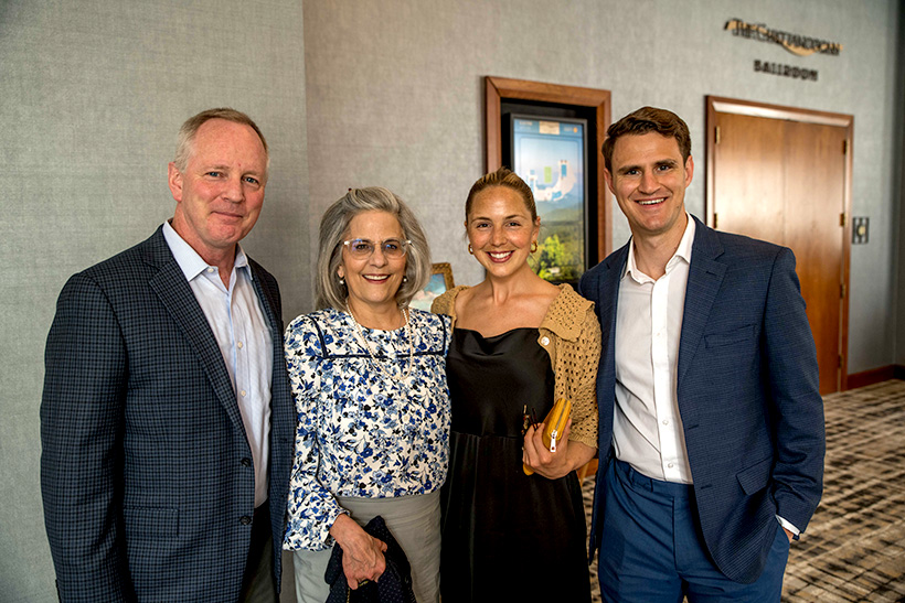 Photo by David Humber / Blane & Mary Pat Haywood and Bridget & Blaise DiStefano