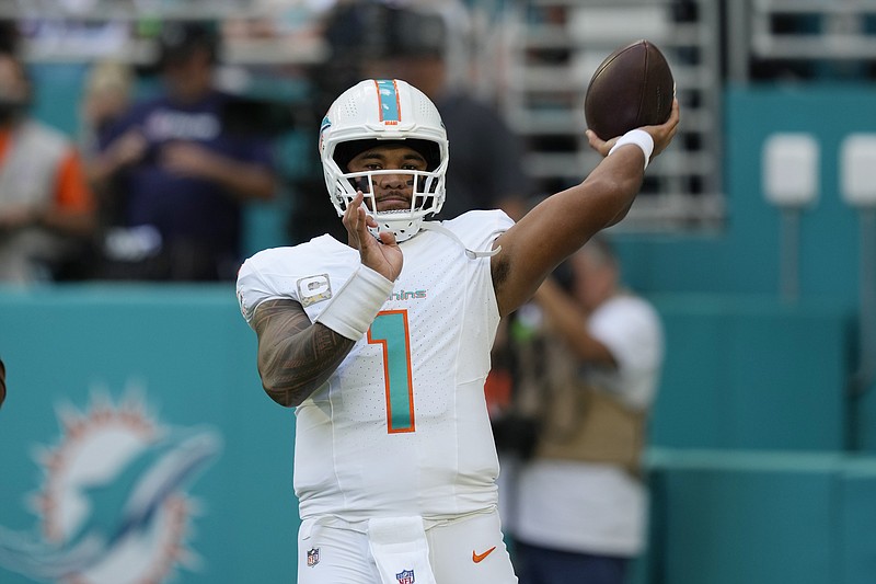 AP file photo by Rebecca Blackwell / Miami Dolphins quarterback Tua Tagovailoa and his teammates will visit the New York Jets on Friday, the day after Thanksgiving, with Amazon Prime Video streaming the matchup for free. It's the first Black Friday game in NFL history, and the league and Amazon are both optimistic it can become a holiday tradition.