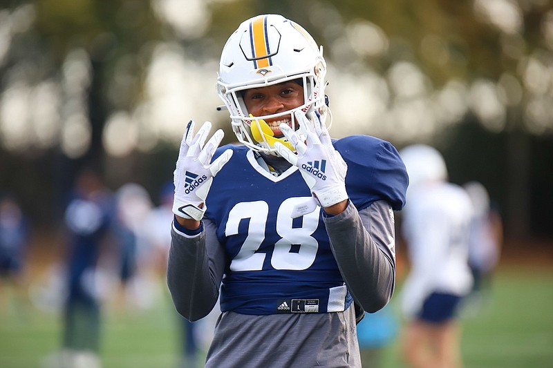 Staff file photo by Olivia Ross / UTC safety Jordan Walker, a redshirt sophomore this season, said he's looking forward to taking on a bigger leadership role over the next couple of years.