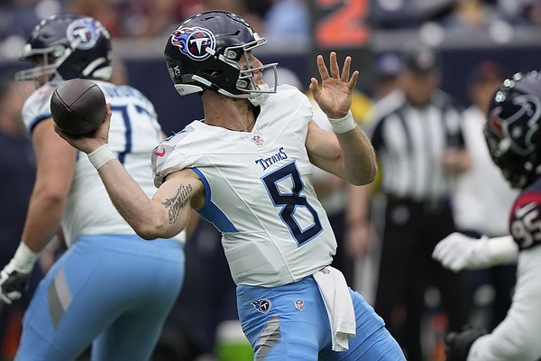 Titans QB Will Levis hurt again in another loss to Texans | Chattanooga Times Free Press - Vimarsana News