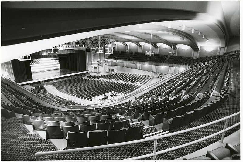 Chattanooga News Free Press file photo / This 1991 photo shows the Memorial Auditorium main theater after a $7 million renovation to the property.