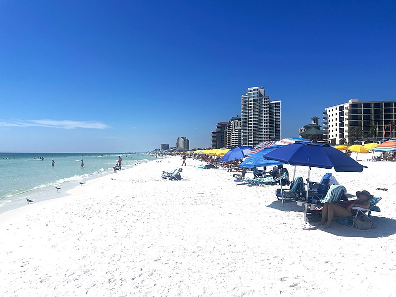 Photo by Anne Braly / Blue skies, calm waters and pearl-white sands are hallmarks of a vacation along South Walton County's Miramar Beach.