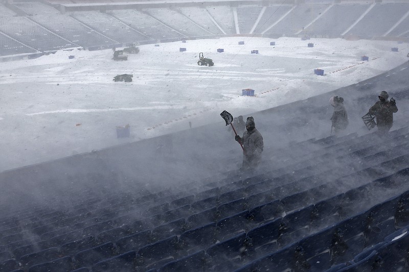 Snowsocked Buffalo waits for weather to allow BillsSteelers clash