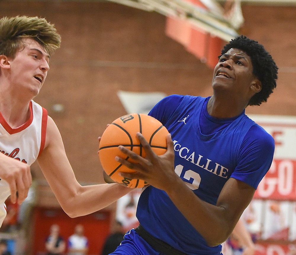 McCallie at Baylor basketball on Jan. 26, 2024 Chattanooga Times Free