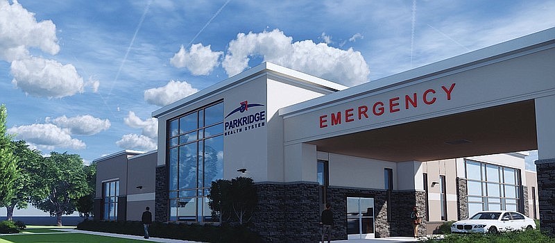 Parkridge Health System / A rendering shows Parkridge's planned $16 million freestanding emergency department being built in Soddy-Daisy.