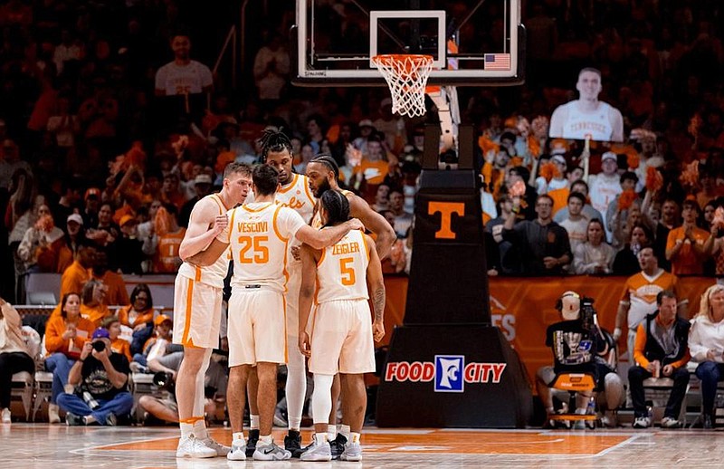 Tennessee Athletics photo / Tennessee had its lowest scoring output of the season during Tuesday night's 63-59 loss to visiting South Carolina, and the No. 5 Volunteers must regroup before heading to a weekend showdown at No. 10 Kentucky.