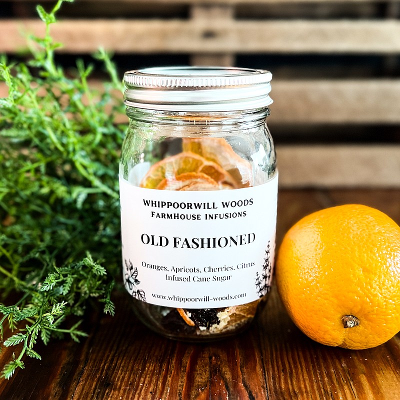 Contributed photo / The Old Fashioned is the most popular dry cocktail infusion jar offered by Whippoorwill Woods.