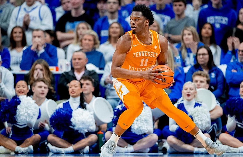 Tennessee Athletics photo / Tennessee sophomore forward Tobe Awaka had four points, six rebounds and four fouls during Saturday night's 103-92 win at Kentucky.