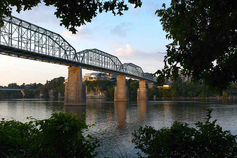 Walnut Street Bridge, Chattanooga Art, Chattanooga, Tennessee River, popular Chatt walking bridge