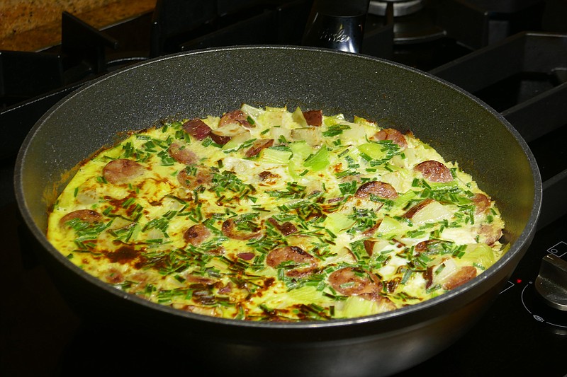 Beer is the secret ingredient that brings out the rest of the flavors in this Irish-Inspired Frittata. / Linda Gassenheimer/TNS