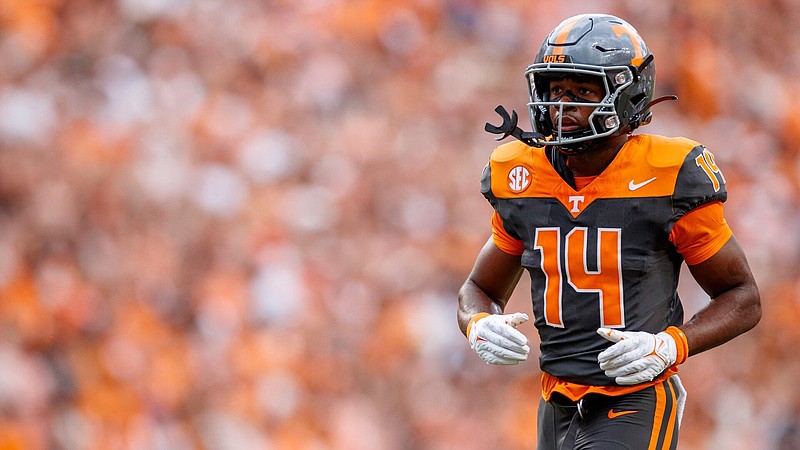 Tennessee Athletics photo by Kate Luffman / Redshirt junior Christian Charles is the only member of Tennessee's secondary who has started multiple games for the Volunteers. The Vols are set to begin their fourth spring under Josh Heupel on Monday.