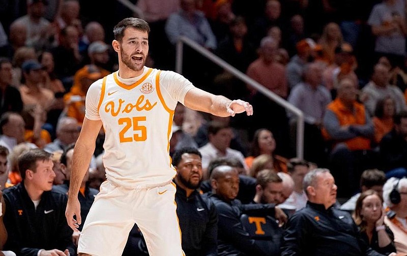 Tennessee Athletics photo / Tennessee fifth-year senior guard Santiago Vescovi needs three steals in this NCAA tournament to become the program's all-time leader in that category.