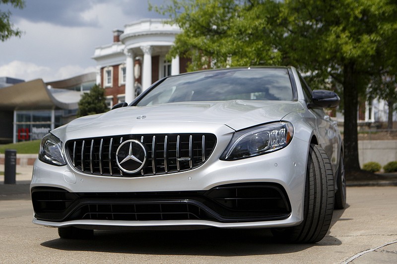Staff file photo / The Mercedes-Benz AMG C 63 S is seen at the Hunter Museum of American Art in 2020 in Chattanooga.