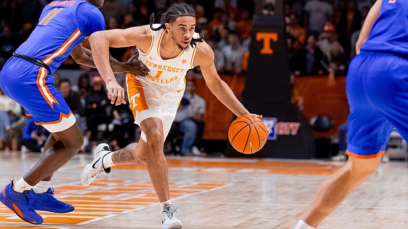 Tennessee Athletics photo / Tennessee redshirt freshman guard Freddie Dilione V, who averaged 5.2 minutes, 1.7 points and 0.6 rebound in 18 games this past season, is entering the NCAA transfer portal.