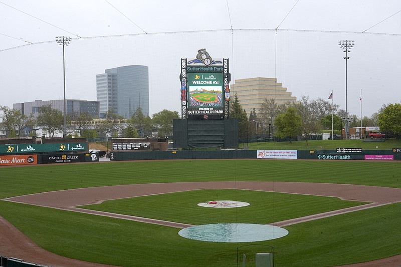 AP photo by Rich Pedroncelli / Sutter Health Park in West Sacramento, Calif., home of the Triple-A Sacramento River Cats, will be the temporary home of Major League Baseball's Athletics from 2025 to 2027 with an option for 2028. The A's, who plan to move to Las Vegas once their planned stadium there is built, will make this their final season in Oakland, where they moved in 1968 after previously playing in Kansas City and Philadelphia before that.