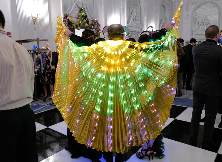 Photo by Mark Gilliland / "Candyman" showing off his Hermes wings.