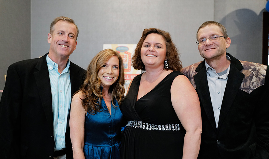 Photo by Mark Gilliland / Mark Carrie Bishop and Leangela & Ross Rogers