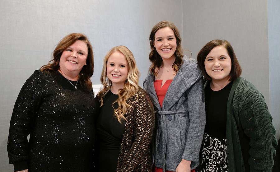 Photo by Mark Gilliland / Leigh Grady, Erinn Bloodworth, Lauren Milan and Stephanie Beard