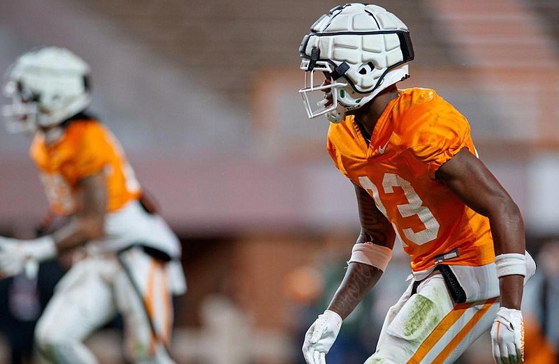 Tennessee Athletics photo / Tennessee freshman defensive back Boo Carter is in the hunt for return duties for the Volunteers as well.