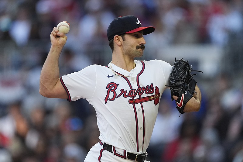 AP file photo by John Bazemore / An injury to Spencer Strider, pictured, and a slow start by fellow pitcher Max Fried start are concerning developments for the 2024 Atlanta Braves.