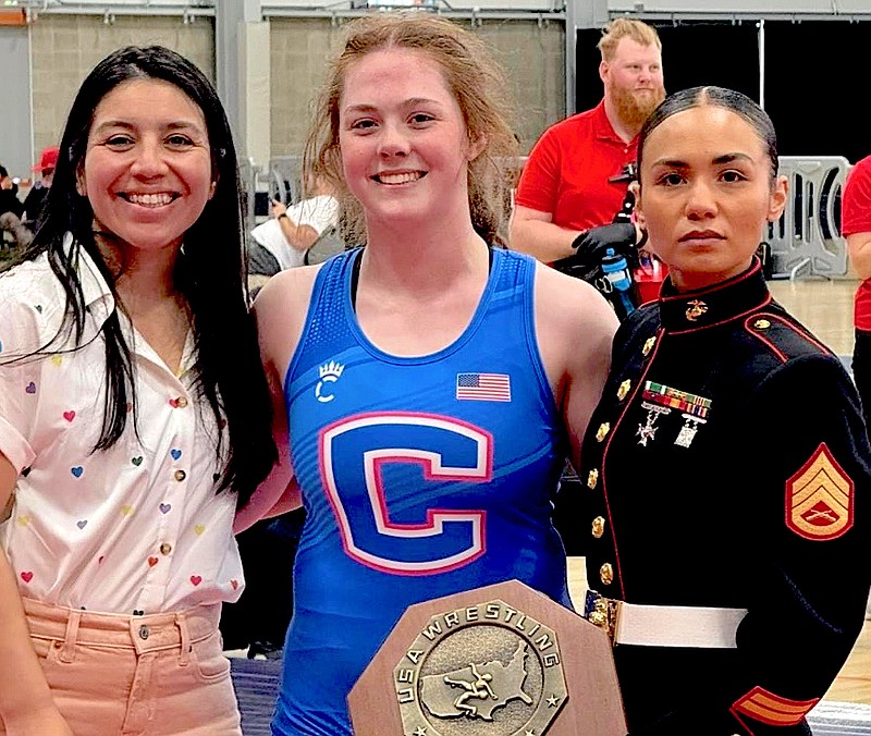 Contributed photo / Cleveland High School junior wrestler Piper Fowler will represent Team USA at the U17 World Championships for the second straight year. Fowler will have a chance to repeat as a world champion for her country, which will compete at the World Championships in Amman, Jordan from August 19-25.