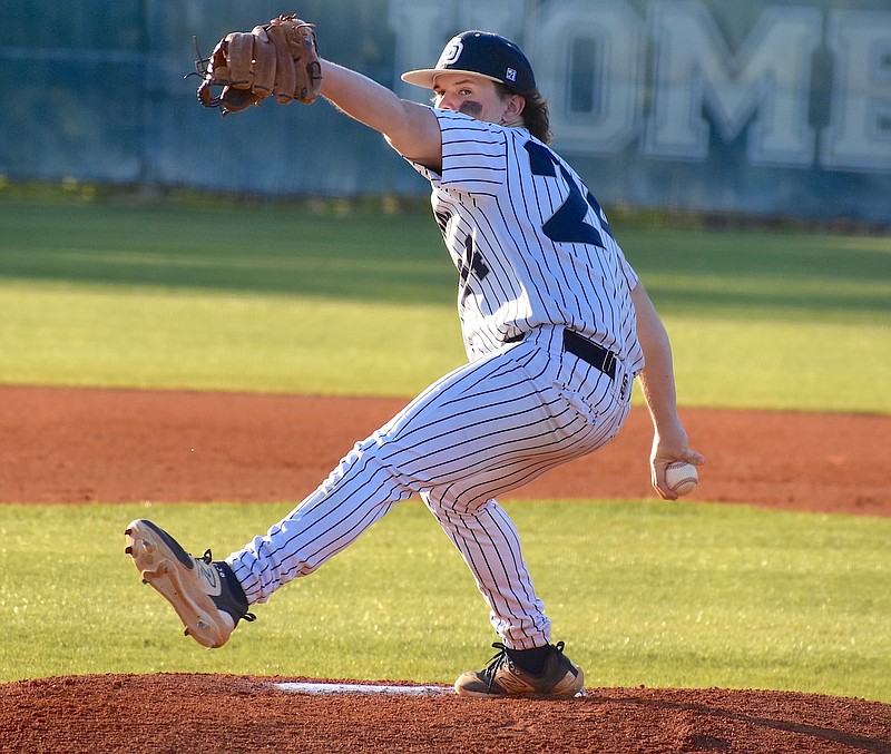Staff file photo by Patrick MacCoon / Soddy Daisy's Carson Flint has been a tough task to handle for opposing batters this season and in years past.