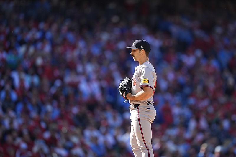 AP file photo by Matt Slocum / Atlanta Braves pitcher Spencer Strider led Major League Baseball in 2023 with 20 wins and 281 strikeouts, but the 25-year-old right-hander made just two starts this season before needing elbow surgery that will sideline him for the rest of the year.