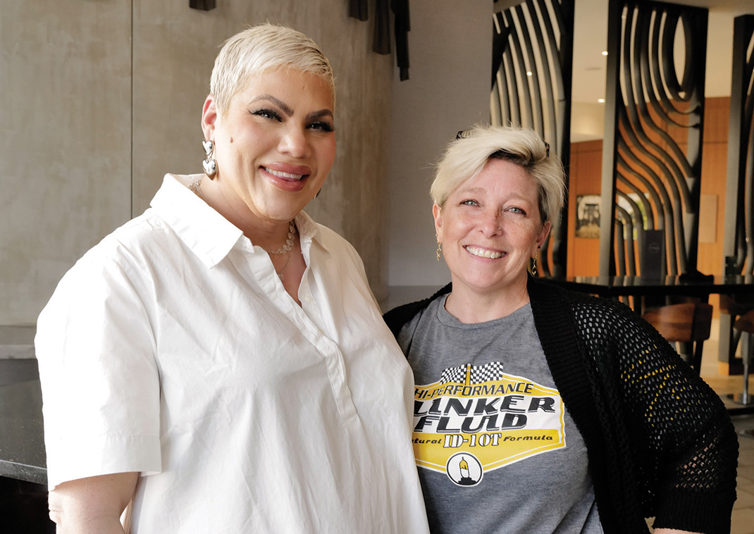 Photo by Mark Gilliland / Sasha Abernathy and Rebecca Dennison