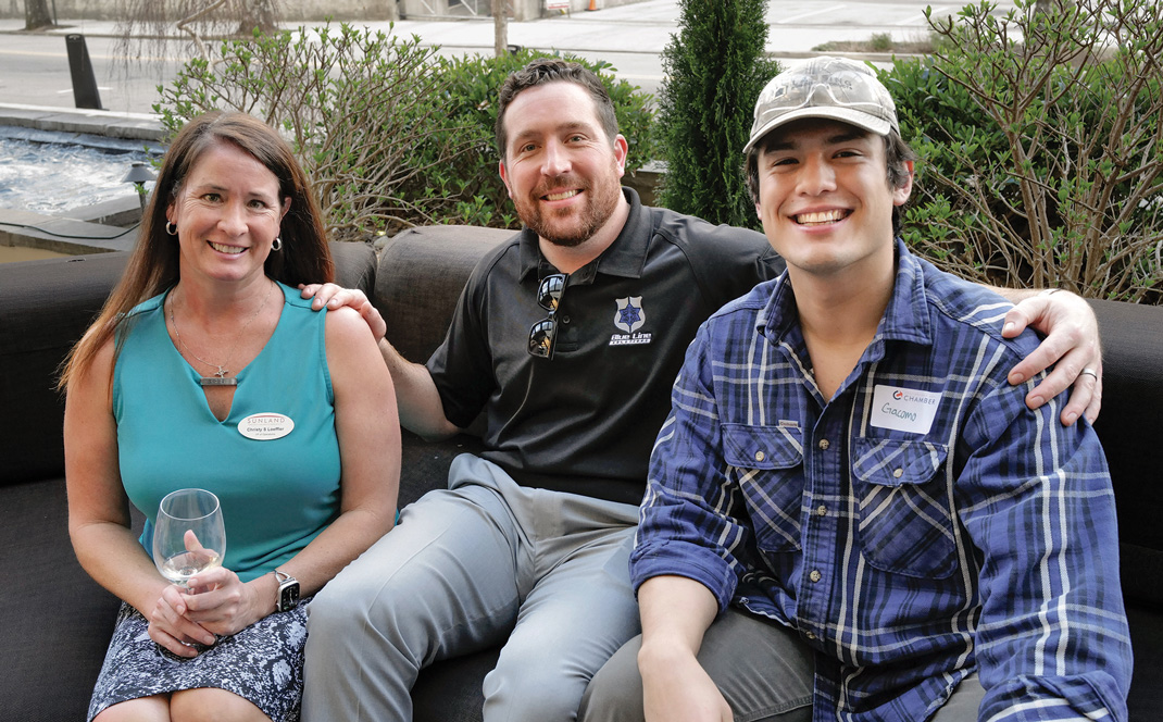 Photo by Mark Gilliland / Christy Loeffler, Blake Bennett and Gacomo Gunneson