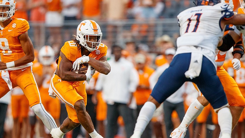Tennessee Athletics photo by Avery Bane / Tennessee running back Khalifa Keith is hoping for a busier sophomore season after getting only 11 carries as a freshman.