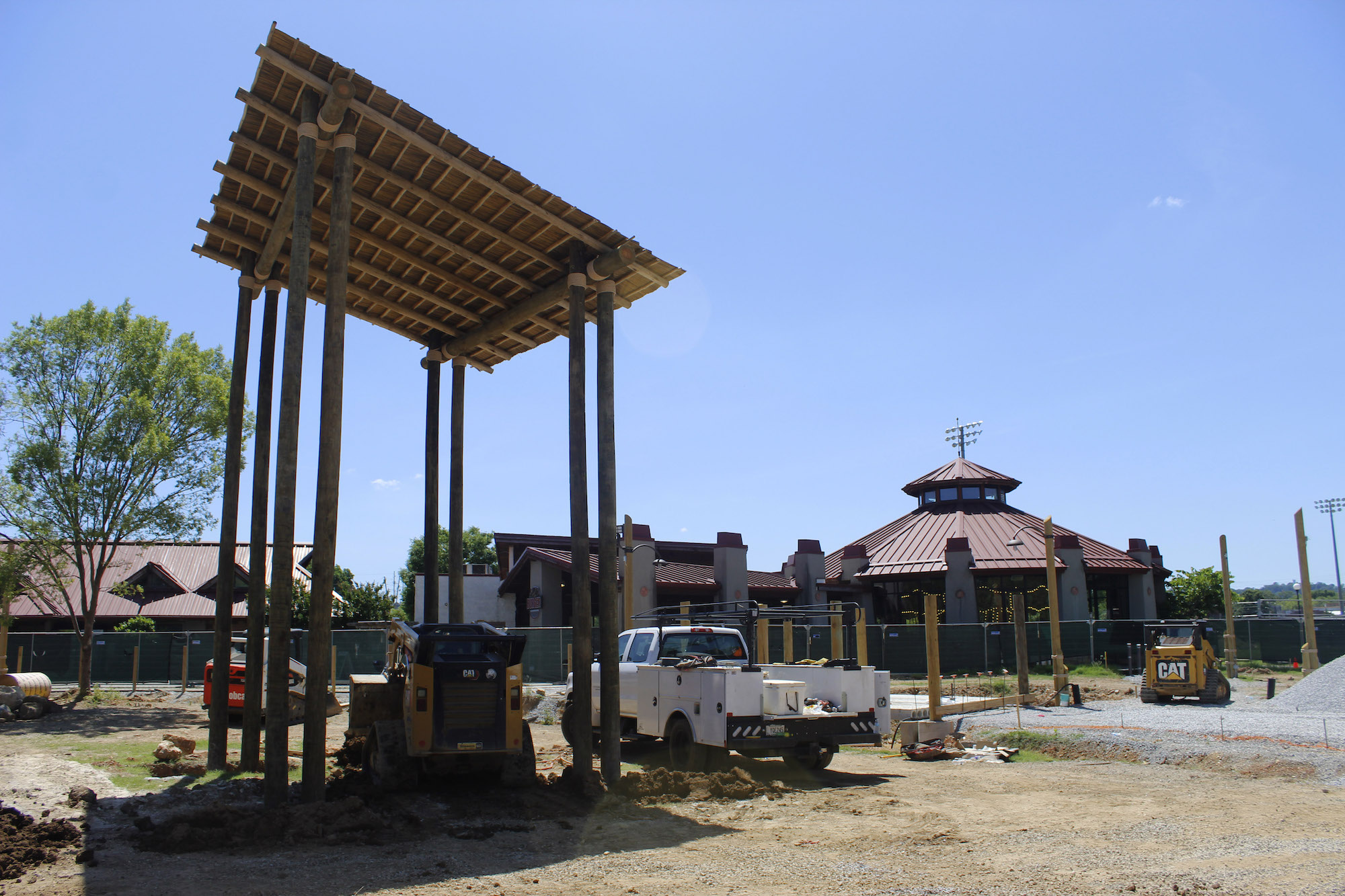 Contributed Photo / Improvements to the giraffe yard at the Chattanooga Zoo are part of a larger expansion project. The city may provide $250,000 to help complete the zoo's new Cape of Africa exhibit.