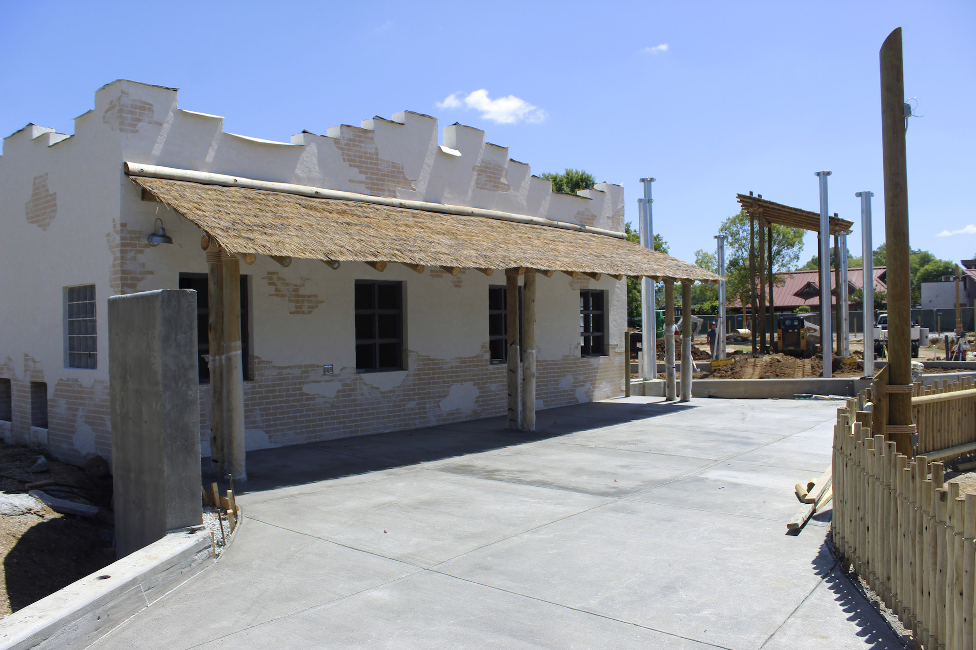 Contributed Photo / The new serval and porcupine enclosures are seen Thursday at the Chattanooga Zoo. The city may provide $250,000 to help complete the zoo's new Cape of Africa exhibit.