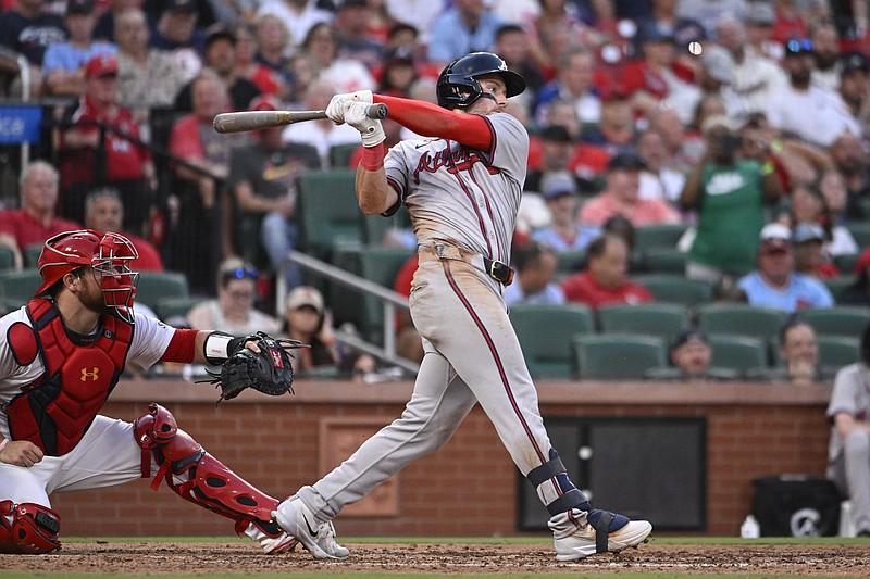 Jarred Kelenic stays hot, Braves split doubleheader with Cardinals ...