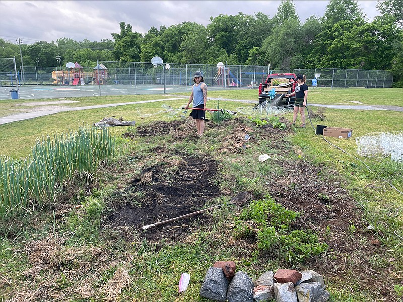 Blackwell Woodmore Elementary School garden plans for a restart